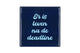 Tile Er Is Leven Blue 10x10x1cm