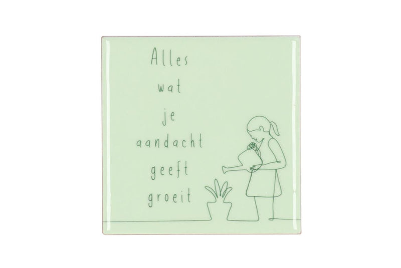 Tile Groeit Green 10x10x1cm