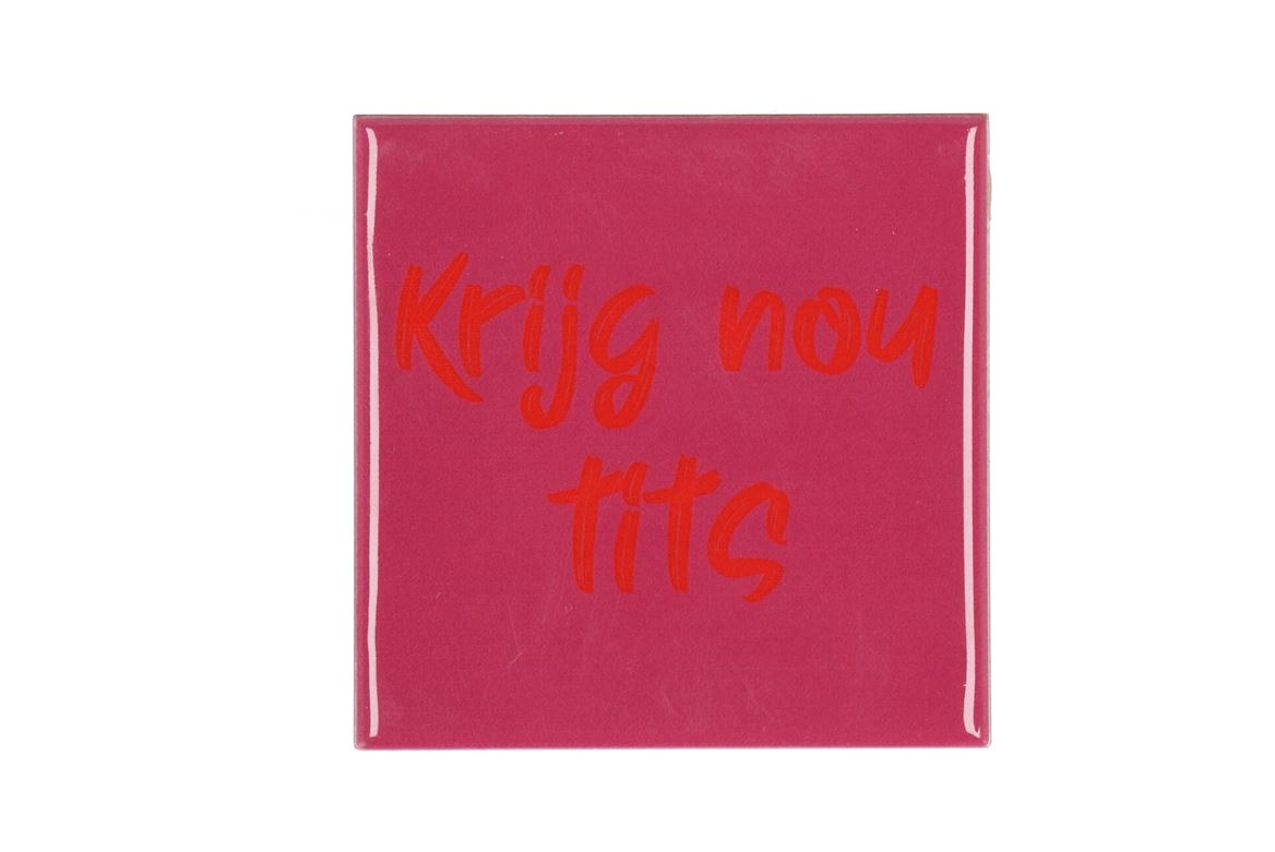 Tile Krijg Nou Pink 10x10x1cm