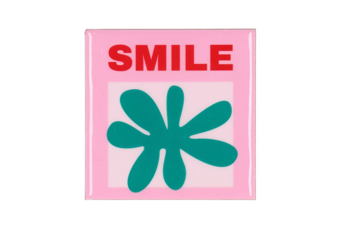 Tile Smile Pink 10x10x1cm