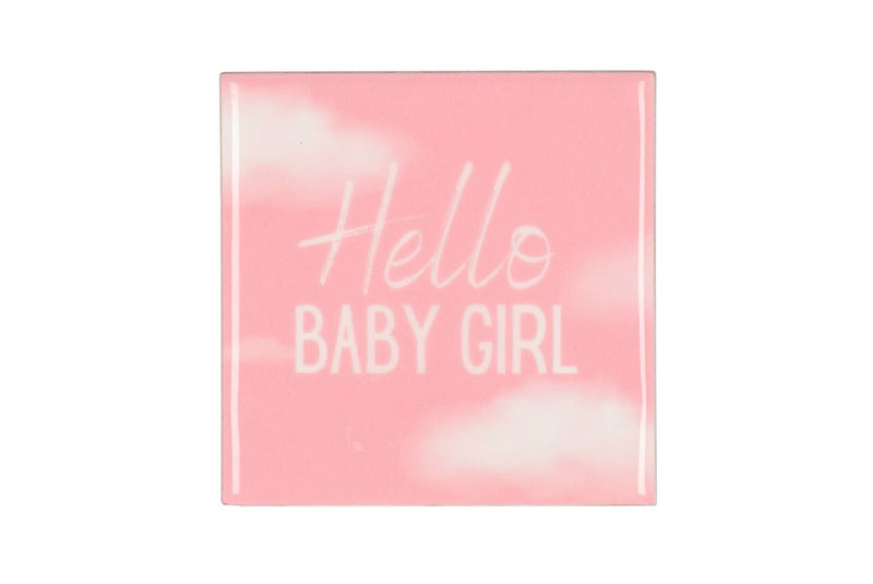 Tile Baby Girl Pink 10x10x1cm