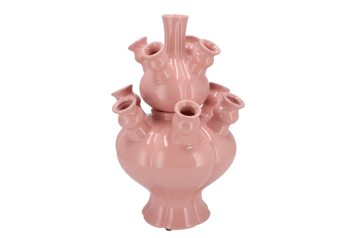 Rotterdam Pink Vase Set Tulip 31x31x46cm Nm