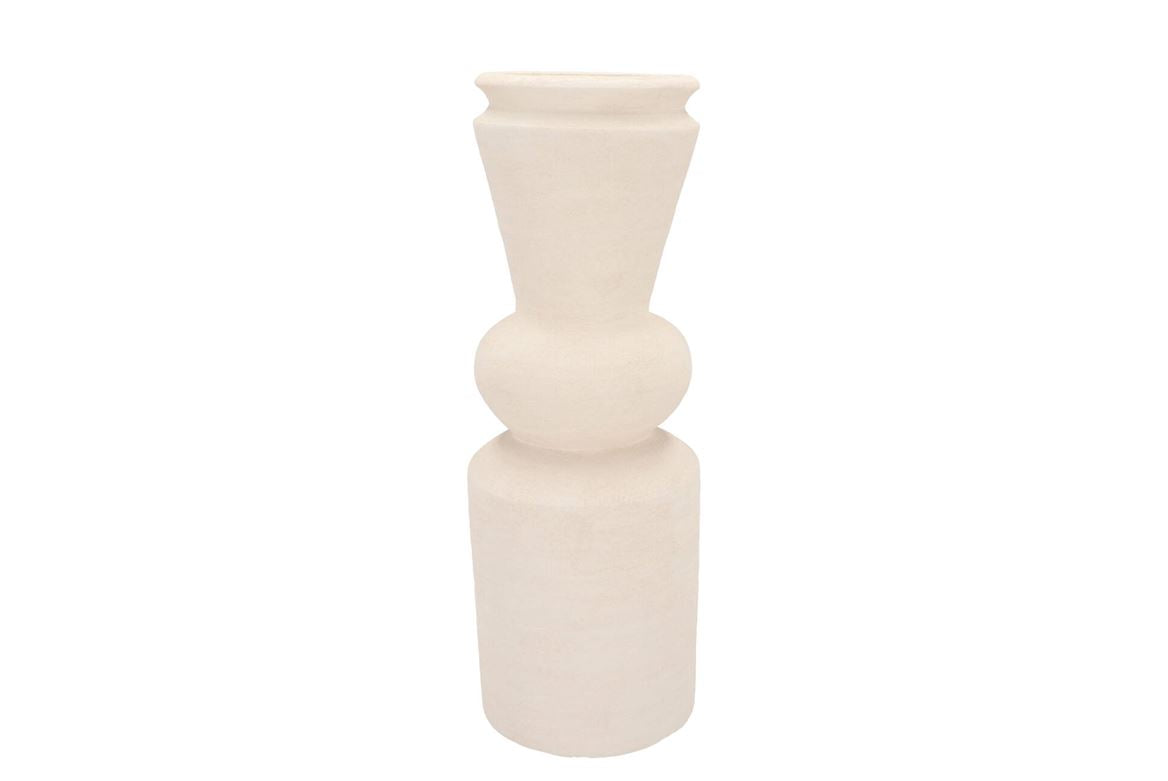 Lisboa White Vase Bulb 15x15x43cm