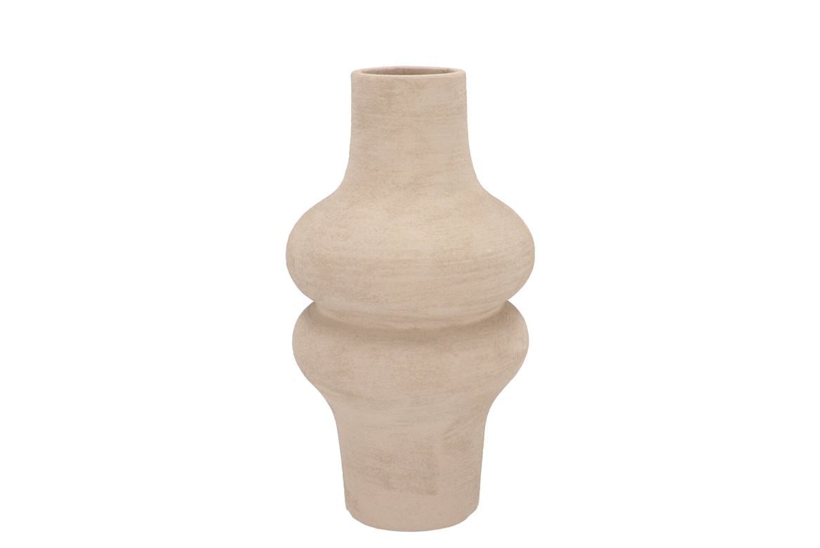 Lisboa Sand Vase Bulb High 18x18x34cm