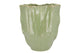 Lima Pistache Vase Oval Double 30x17x36cm