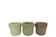 Gigi Summer Green Mix Flower Pot Ass 20x20x17cm