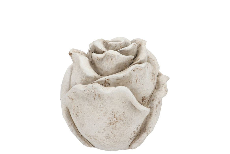 Concrete Antique Rose 9x9x8cm