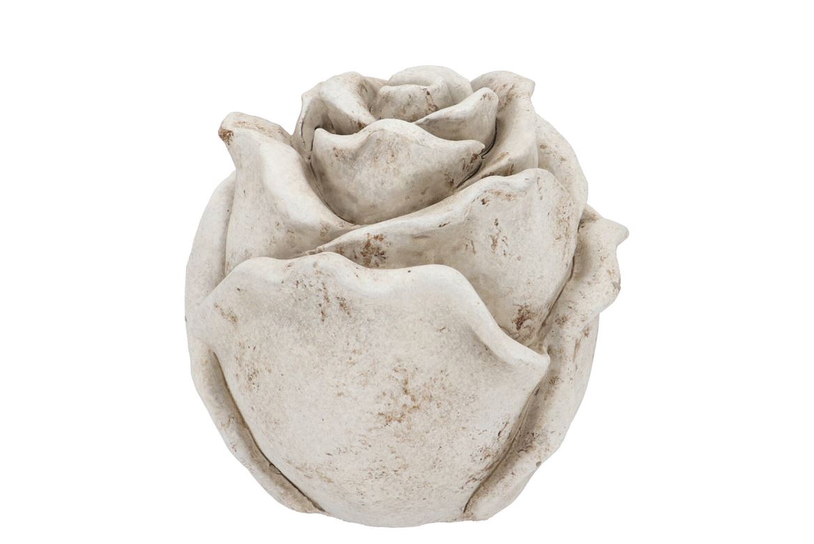 Concrete Antique Rose 13x13x13cm