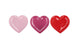 Love Sweet Pink Mix Plate Heart Ass 16x15x2cm