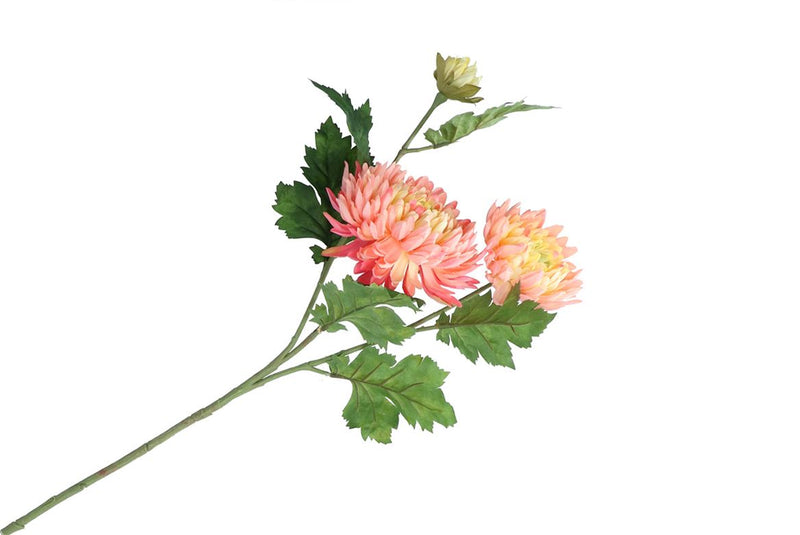 Silk Chrysant Peach 71cm Nm