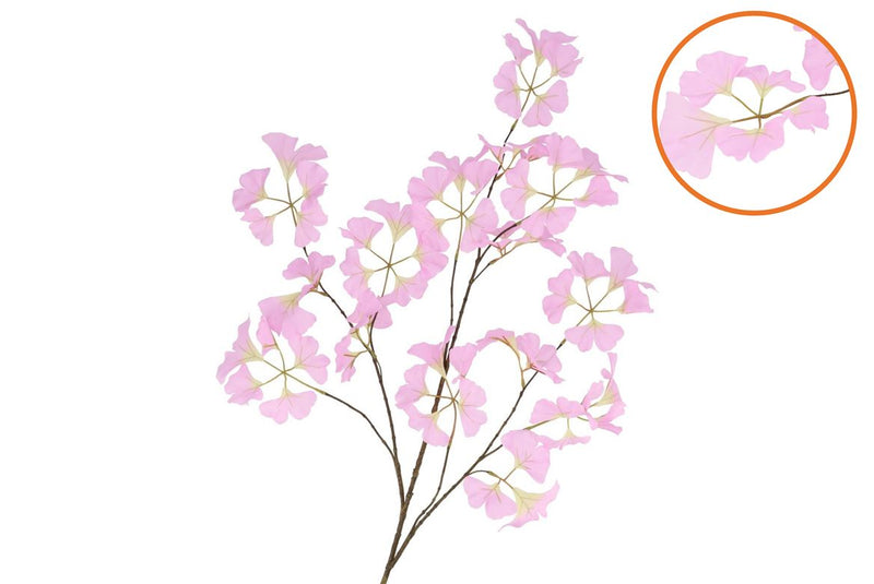 Silk Ginkgo Purple 130cm Nm