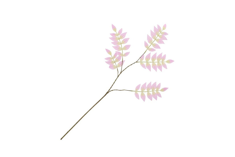 Silk Salix Leaf Single Purple 90cm