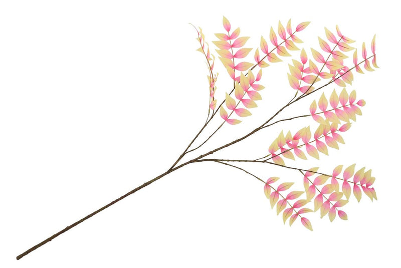 Silk Salix Leaf Orange 135cm Nm