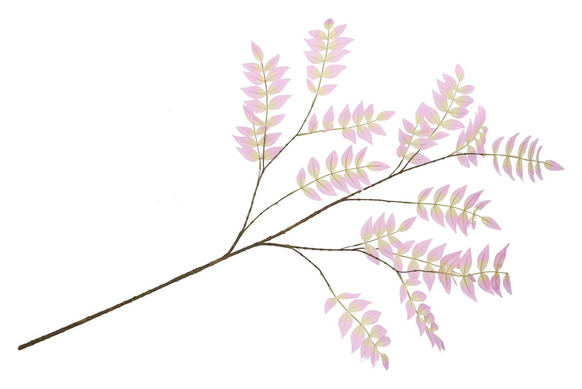Silk Salix Leaf Purple 135cm Nm