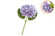 Silk Hydrangea Blue Purple 14x45cm Nm