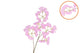 Silk Ginkgo Purple 85cm Nm