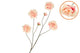 Silk Roses Wild Orange 126cm Nm