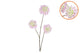 Silk Hydrangea Branch Light Purple 85cm