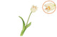 Silk Tulip Single White 48cm