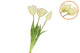 Silk Tulip Bouquet White 26x47cm Nm