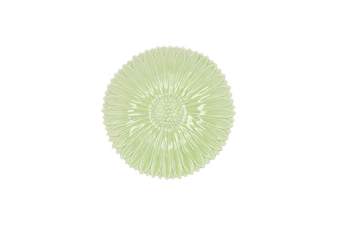 Bloom Daisy Plate Green 11x11x2cm