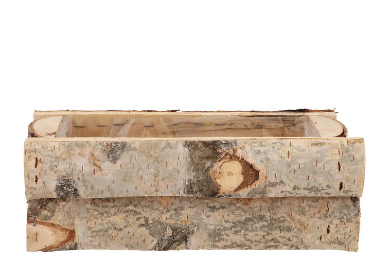 Nature Birch Rectangle 35x16x12cm