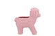 Easter Happy Pink Vase Sheep 14x8x18cm