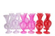 Sunny Dutch Pink Mix Glass Vase Ass 12x12x28cm