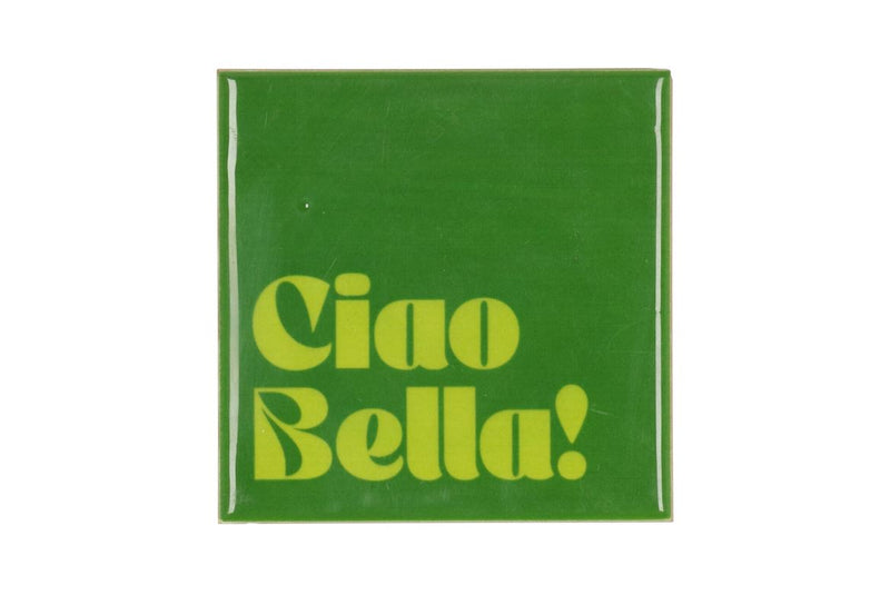 Tile Ciao Bella! Green 10x10x1cm