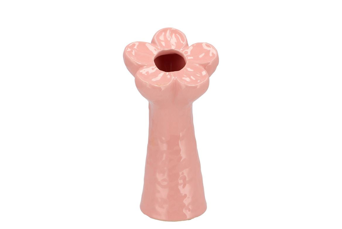 Mara Pink Vase Bloom 12x12x26cm