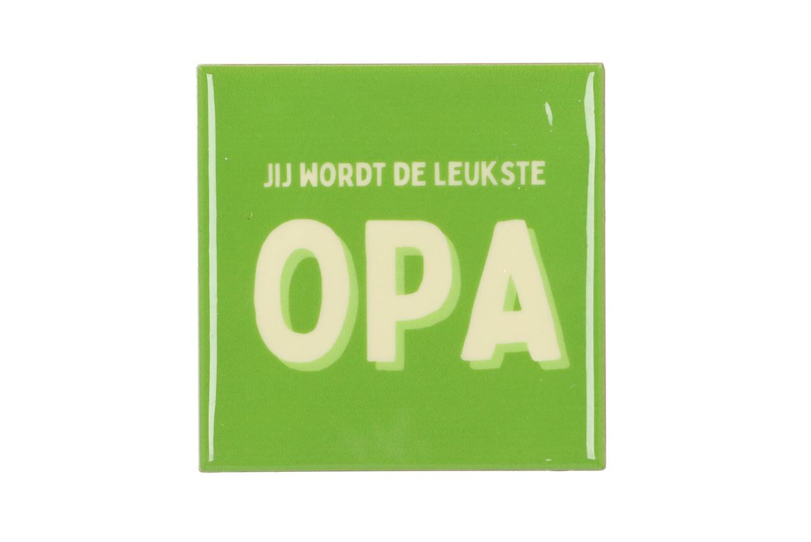 Tile Leukste Opa Green 10x10x1cm