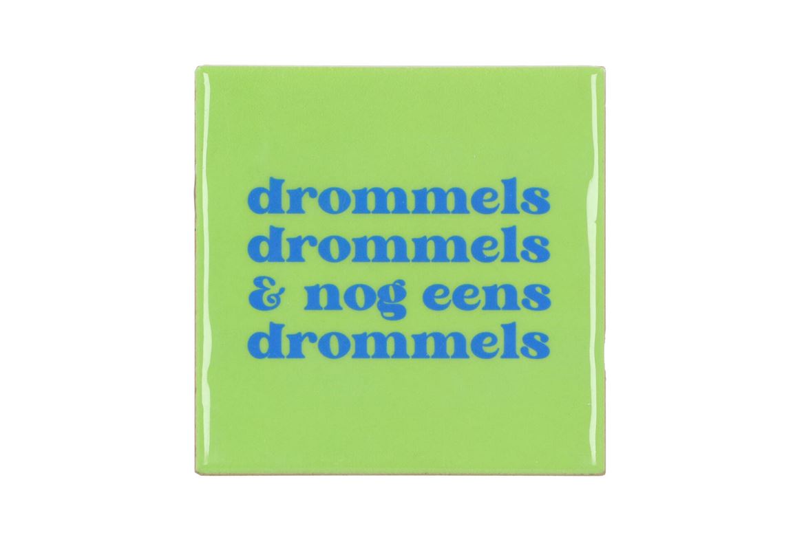 Tile Drommels Green 10x10x1cm