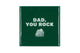 Tile Dad You Rock Green 10x10x1cm