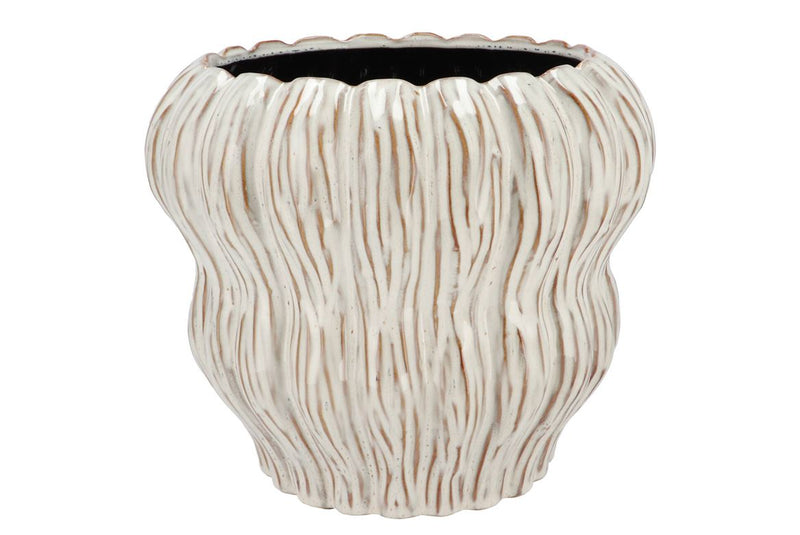 Lima White Pot Bubble 28x28x26cm