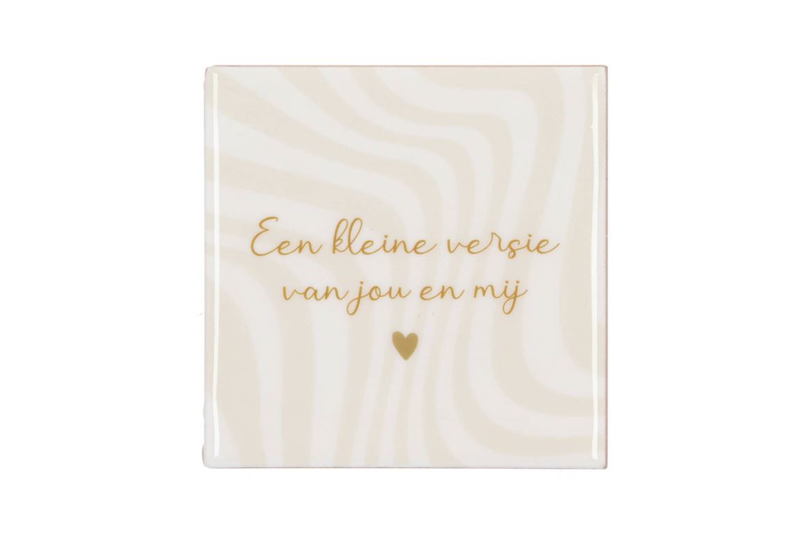 Tile Een Kleine Versie Beige 10x10x1cm