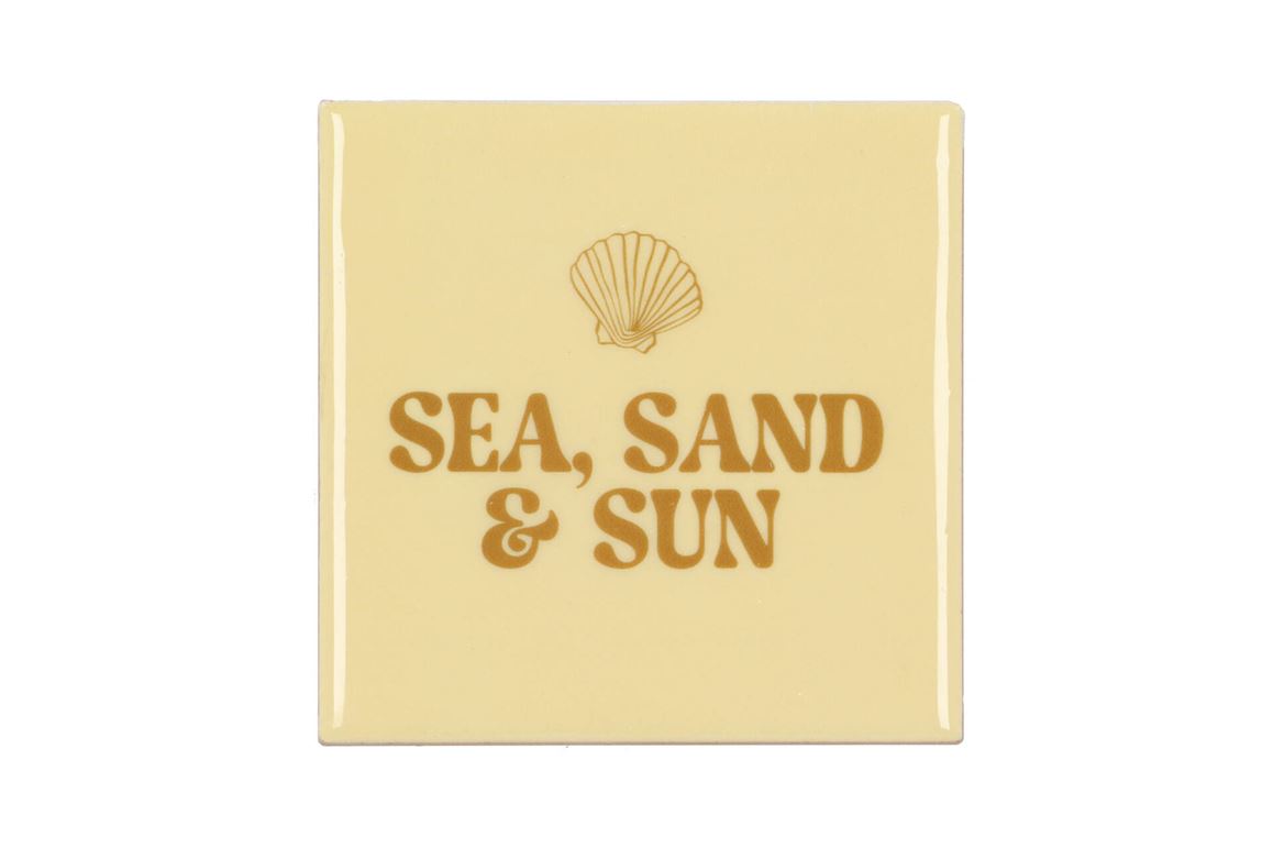 Tile Sea Sand Sun Beige 10x10x1cm