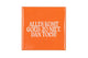 Tile Alles Komt Goed Orange 10x10x1cm