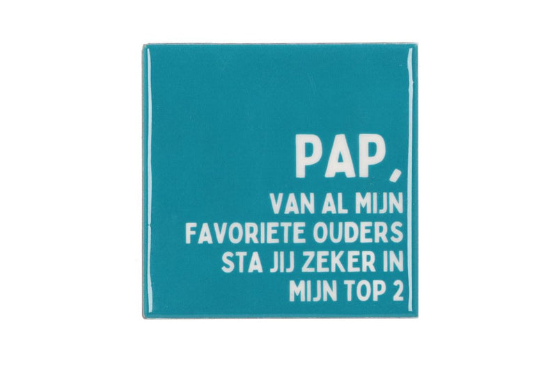 Tile Pap Van Al Mijn Blue 10x10x1cm