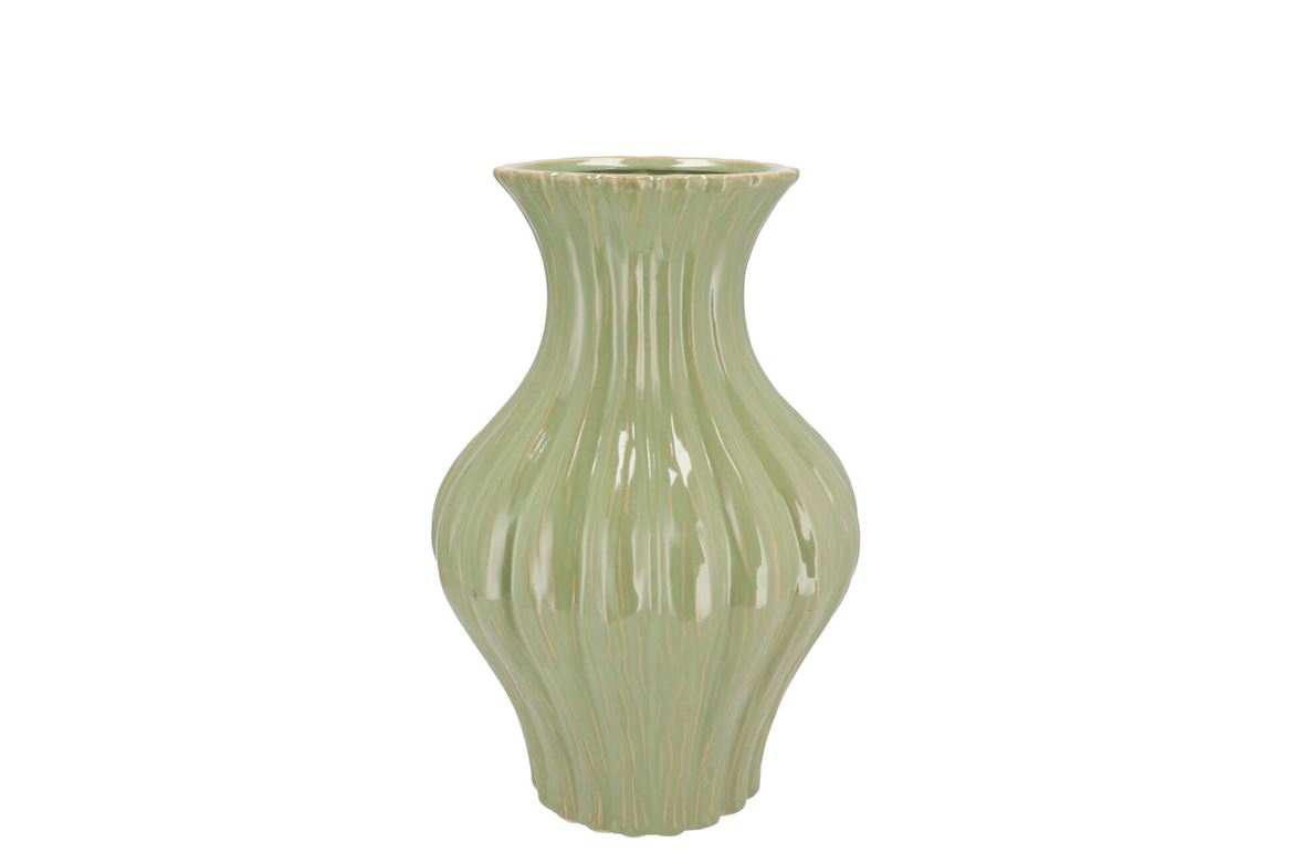 Lima Pistache Vase Neck 21x21x31cm