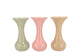 Mia Dreamy Pastel Mix Vase Neck Trumpet 11x11x23cm