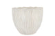 Lima White Pot Round 17x17x14cm