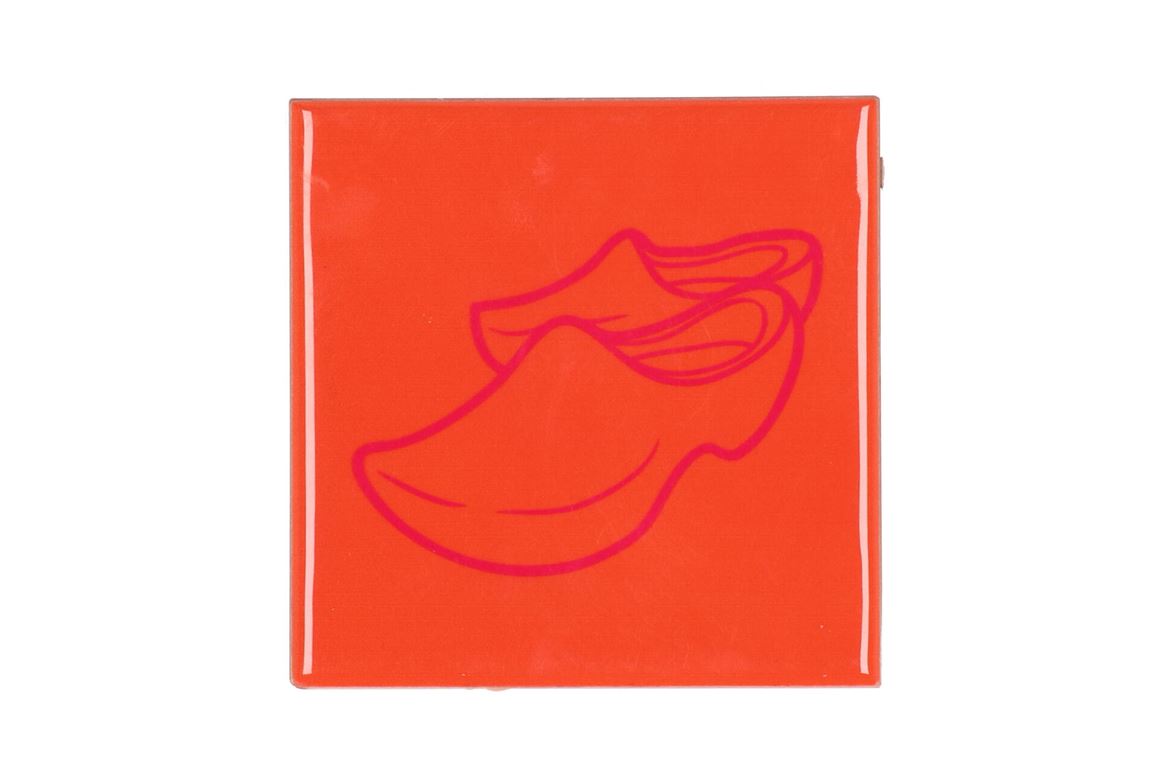 Tile Clogs Orange 10x10x1cm