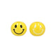 Smiley Yellow Mix Candle H Ass 7x7x6cm