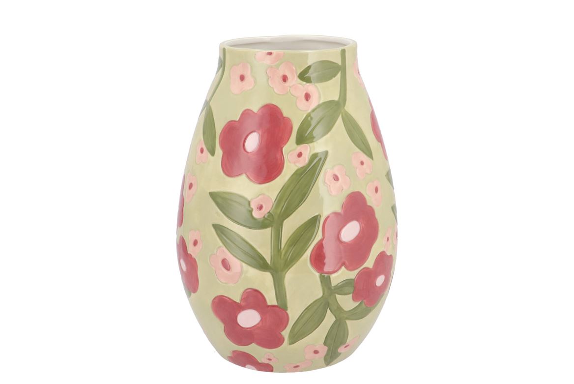 Chloe Summer Green Vase Long 20x20x28cm