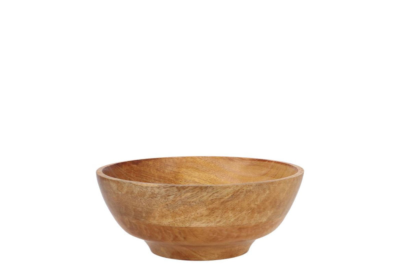 Mumbai Wooden Bowl 20x7cm