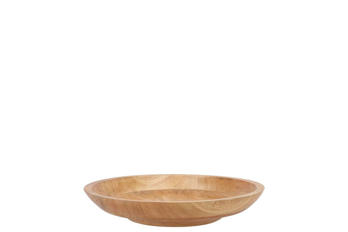 Mumbai Wooden Bowl 25x7cm