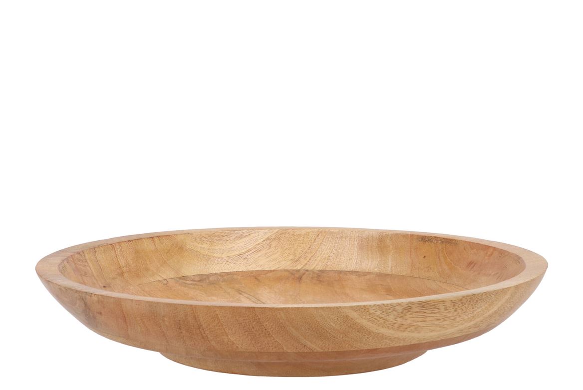 Mumbai Wooden Bowl 40x7cm