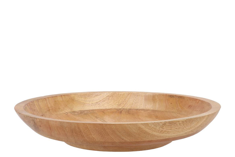 Mumbai Wooden Bowl 40x7cm