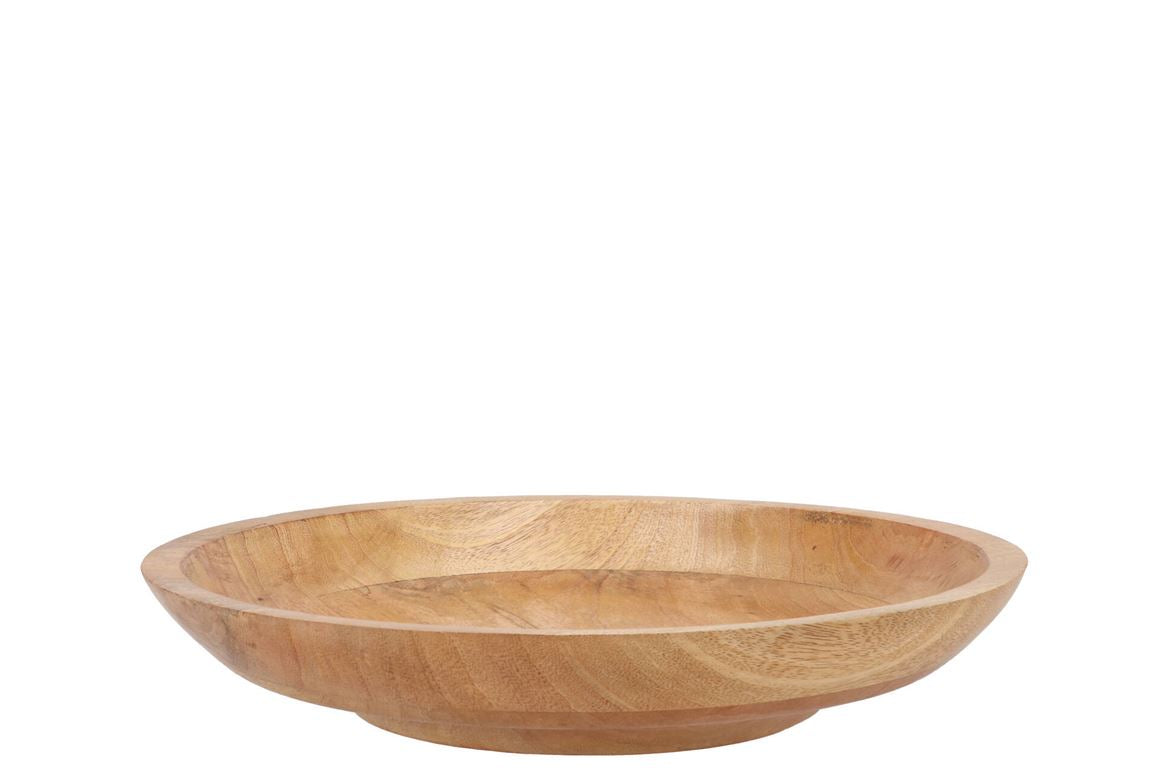 Mumbai Wooden Bowl 35x7cm