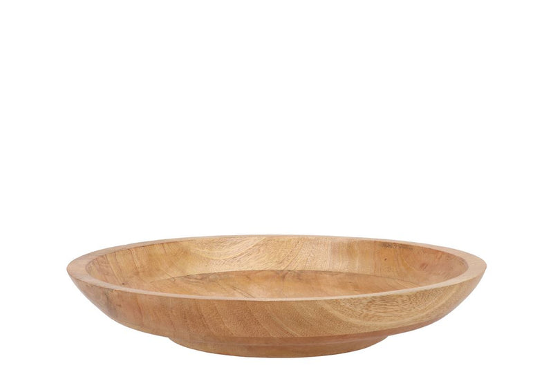 Mumbai Wooden Bowl 35x7cm